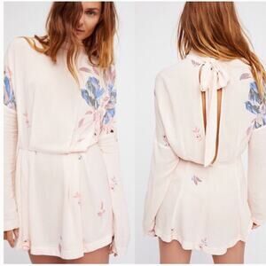 Free People Women's Gemma Printed Mock-Neck Tunic
